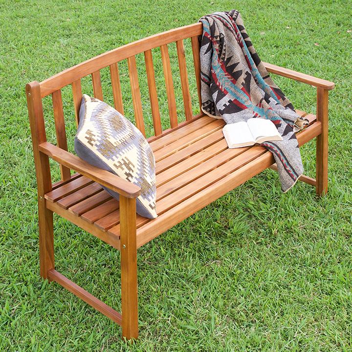 天然木アカシア材使用 ガーデンファニチャー ガーデンベンチ ガーデンチェア 屋外 木製 ガーデンチェア 木製ベンチ おしゃれ 2人掛け Gb02rt 家具通販のスーパーカグ 通販 Yahoo ショッピング