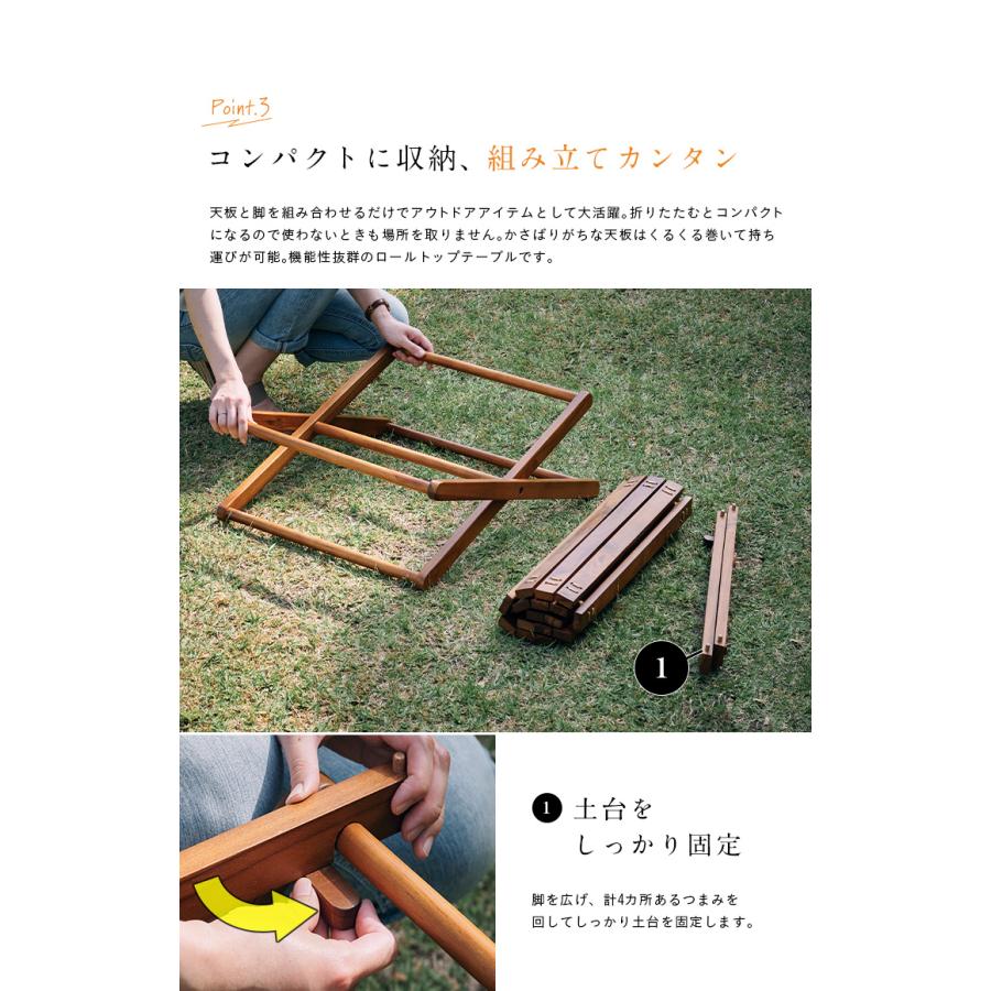 テーブル ローテーブル 天然木 本革 レザー 木製 カフェ 庭 テラス 屋内 屋外 アウトドア キャンプ フォールディングテーブル TTF-927 【ヨーロピアンモザイクファニチャーシリーズ】 60x60cm