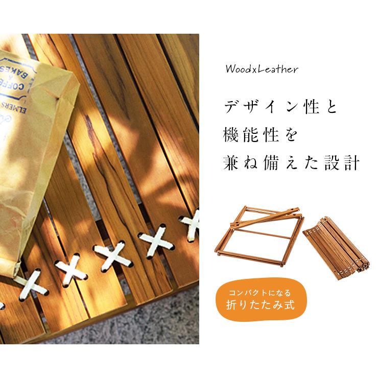 テーブル ローテーブル 天然木 本革 レザー 木製 カフェ 庭 テラス 屋内 屋外 アウトドア キャンプ フォールディングテーブル TTF-927 【ヨーロピアンモザイクファニチャーシリーズ】 60x60cm