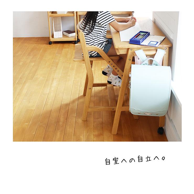 コンパクトデスク 幅87cm デスク 机 学習デスク 勉強デスク 学習机 勉強机 キャスター付き 引き出し 天然木 ダイニング 子供部屋 シンプル おしゃれ E-toko_4