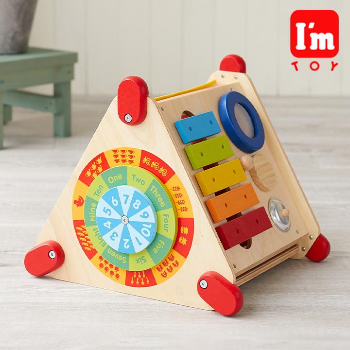 売り切れ必至 違う遊びで楽しめる五面体 Ceマーク付き おもちゃ 楽器 ホワイトボード 知育 手遊び 木のおもちゃ 人気 1歳 2歳 ベビー 子供 I M Toy Series 指先ラーニングbox 正規激安 Studiostodulky Cz