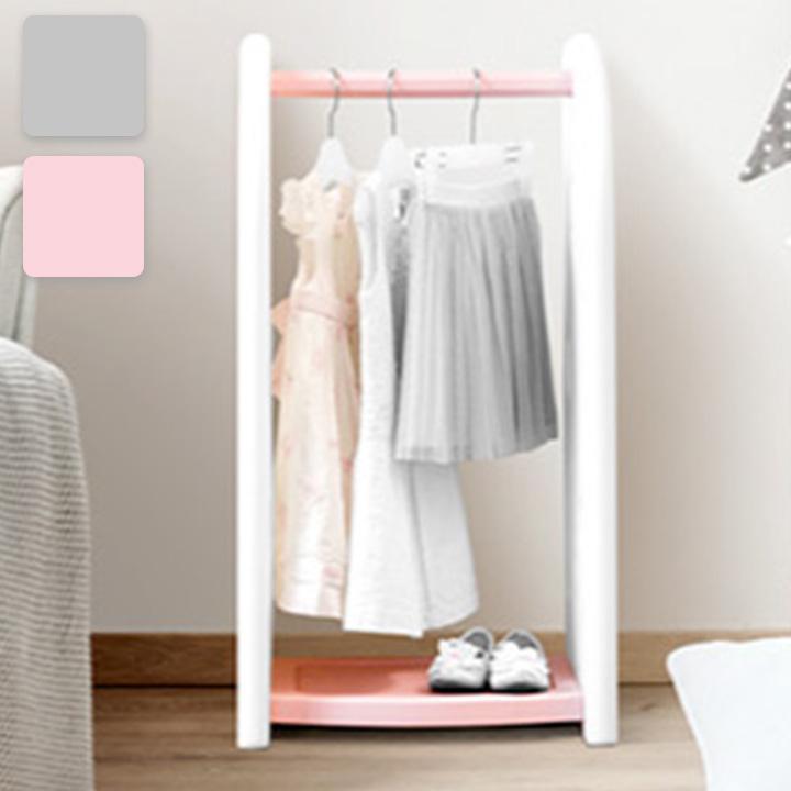 ハンガー 収納 子供服収納 シェルフ 衣類収納 洋服掛け 子供用 キッズルーム 子供部屋インテリア お片づけ Ifam アイファム キッズハンガーラック 2色対応 2530 家具通販のスーパーカグ 通販 Yahoo ショッピング