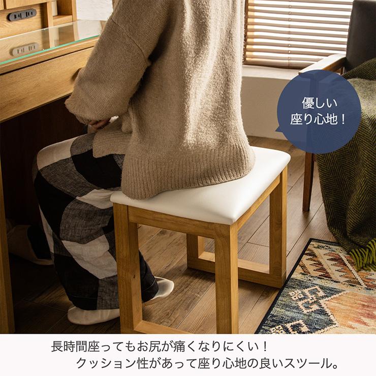1面ドレッサー 幅60cm コンセント付き 鏡台 ミラー 木製ドレッサー