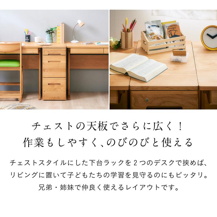 堀田木工所 アルダー無垢材使用 国産 ツインデスク フラット Sign