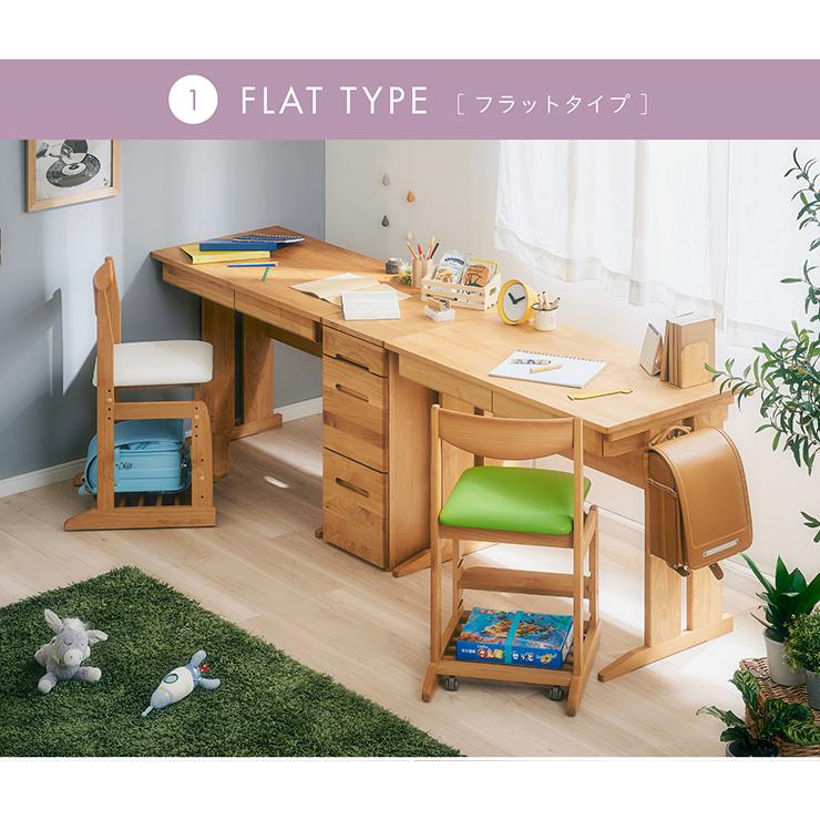 堀田木工所 アルダー無垢材使用 国産 ツインデスク フラット Sign