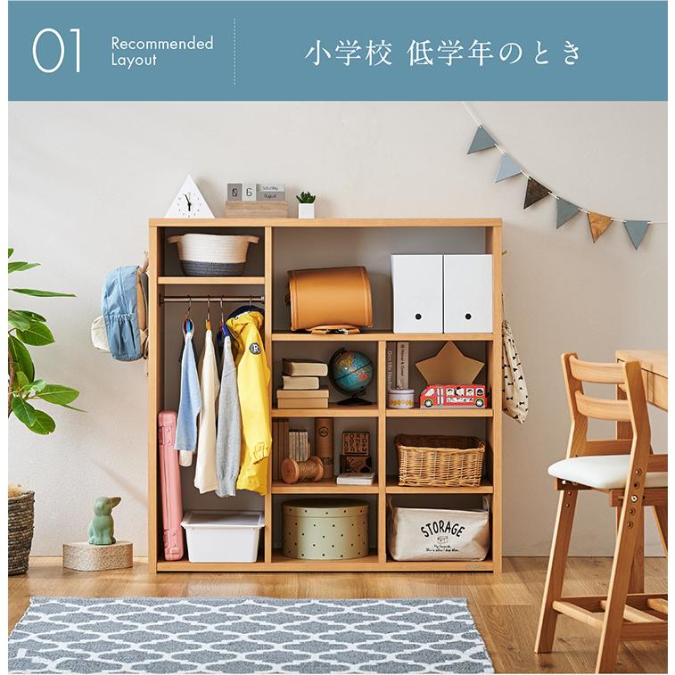 コンパクト＆スタイリッシュ！木製3段オープンシェルフ コンパクト＆スタイリッシュ！木製3段オープンシェルフ