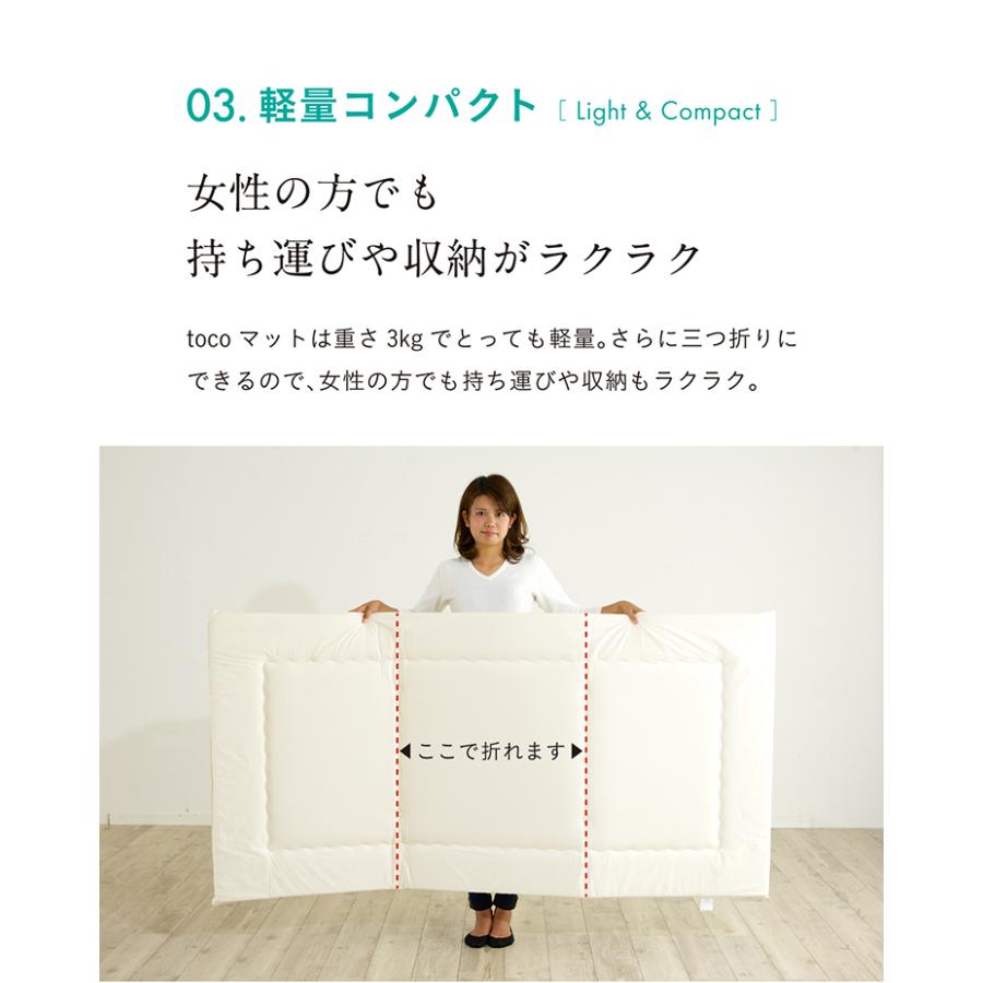 smart-i 薄型 マットレス 三つ折りマットレス シングルスリムショート