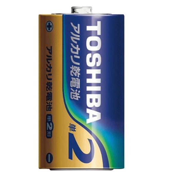 TOSHIBA（東芝） 単2電池4本パック×2 アルカリ乾電池 単2形【1パック(4