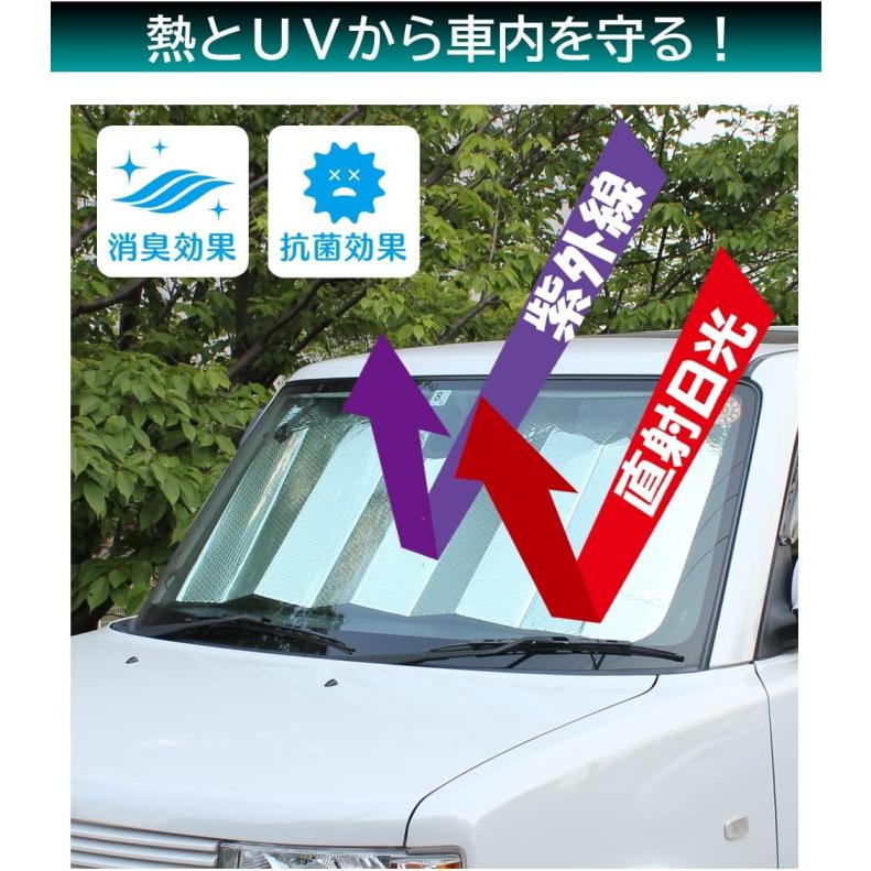 メルテック フロントサンシェード Sサイズ 車 フロント 大自工業