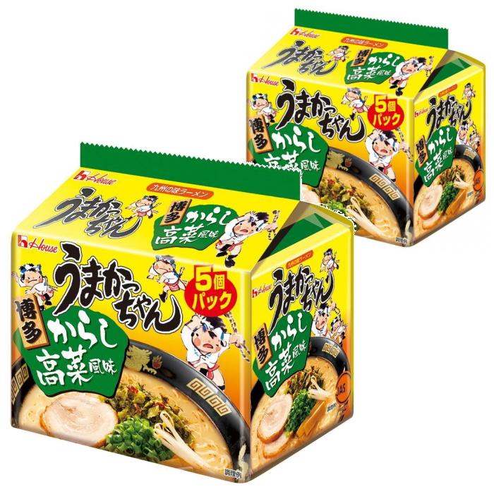 うまかっちゃん 博多からし高菜風味5食入×2個（合計10食）うまかっ