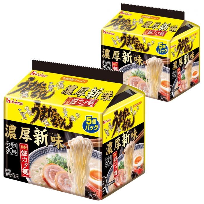 うまかっちゃん 濃厚新味(特製細カタ麺）5食入×2個（合計10食
