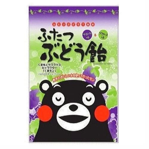 SEIKA くまモンのふたつぶどう飴 90gx10袋 くまモン 熊本の水使用
