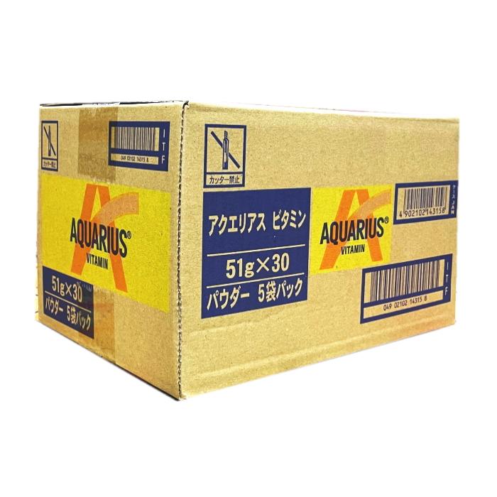 アクエリアス 1日分のマルチビタミン パウダー1L用 5袋入×6個（30袋