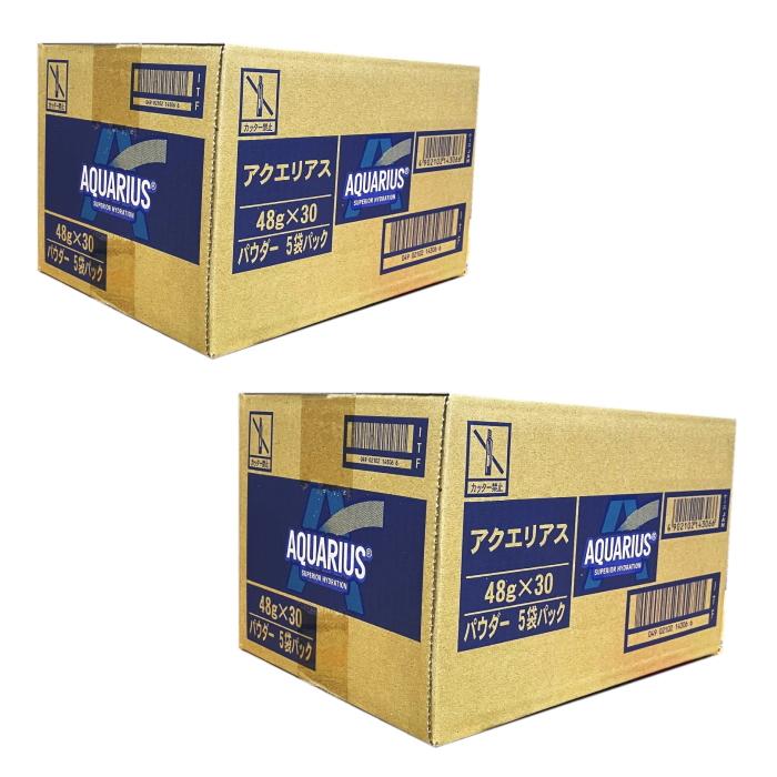 アクエリアス パウダー(粉末) 1L用(48g) 5袋入×12個（60袋入）おまけ