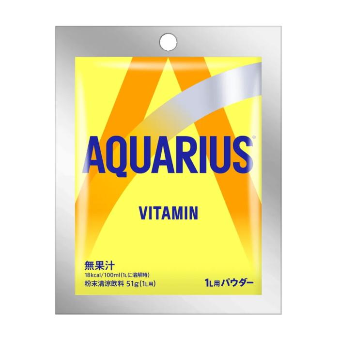 アクエリアス 1日分のマルチビタミン パウダー 51g（1L用）×15袋
