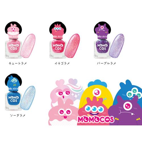 モモコス はがせるマニキュア(6ml) 10色 はがせるネイル ラメ
