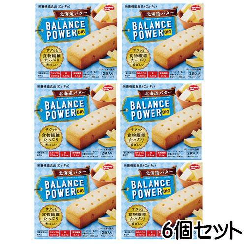 バランスパワー バランスパワービッグ 北海道バター 4本(2本×2袋)入×6