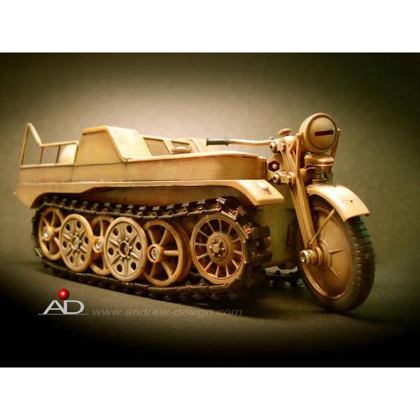 送料無料 1/16RC ケッテンクラート ドライバー人形&専用ESC(アンプ