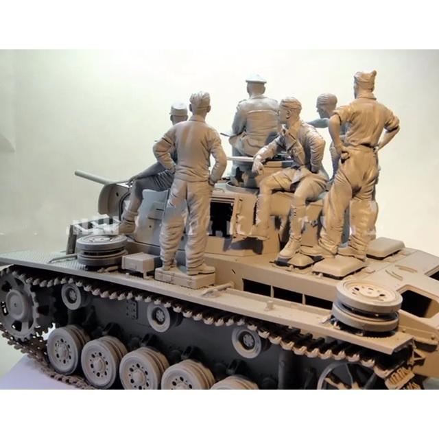 1／35 ドイツアフリカ軍団ロンメル将軍と幕僚達 1/35 ドイツアフリカ軍団ロンメル将軍と幕僚達