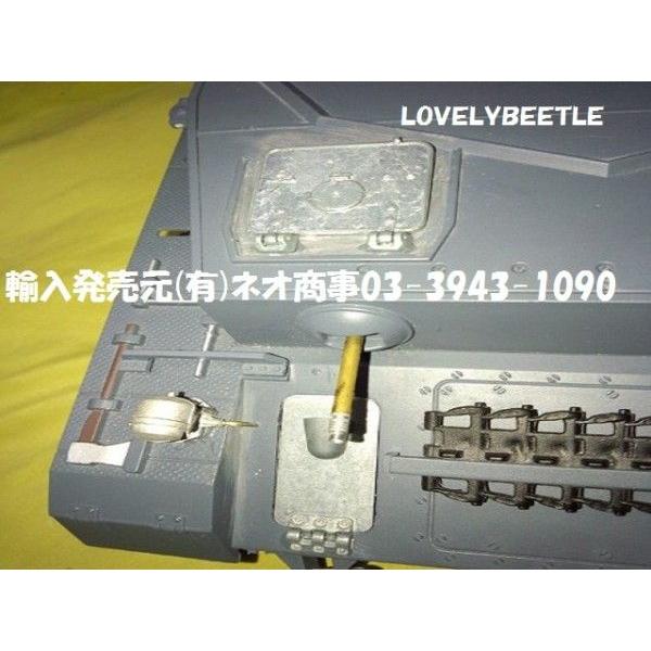 送料無料 TG1/16 ヘンロン4号戦車用 精密な金属製ハッチセット 開閉