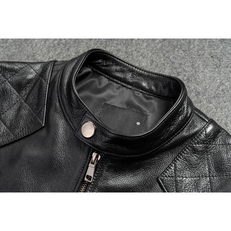 超お得！メンズ革ジャン 本革 秋冬 レザージャケット ライダース