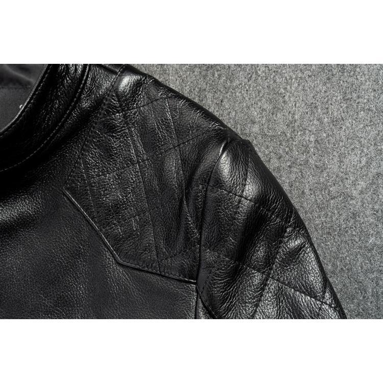 超お得！メンズ革ジャン 本革 秋冬 レザージャケット ライダース