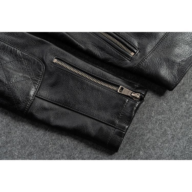 超お得！メンズ革ジャン 本革 秋冬 レザージャケット ライダース