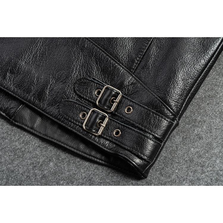 超お得！メンズ革ジャン 本革 秋冬 レザージャケット ライダース