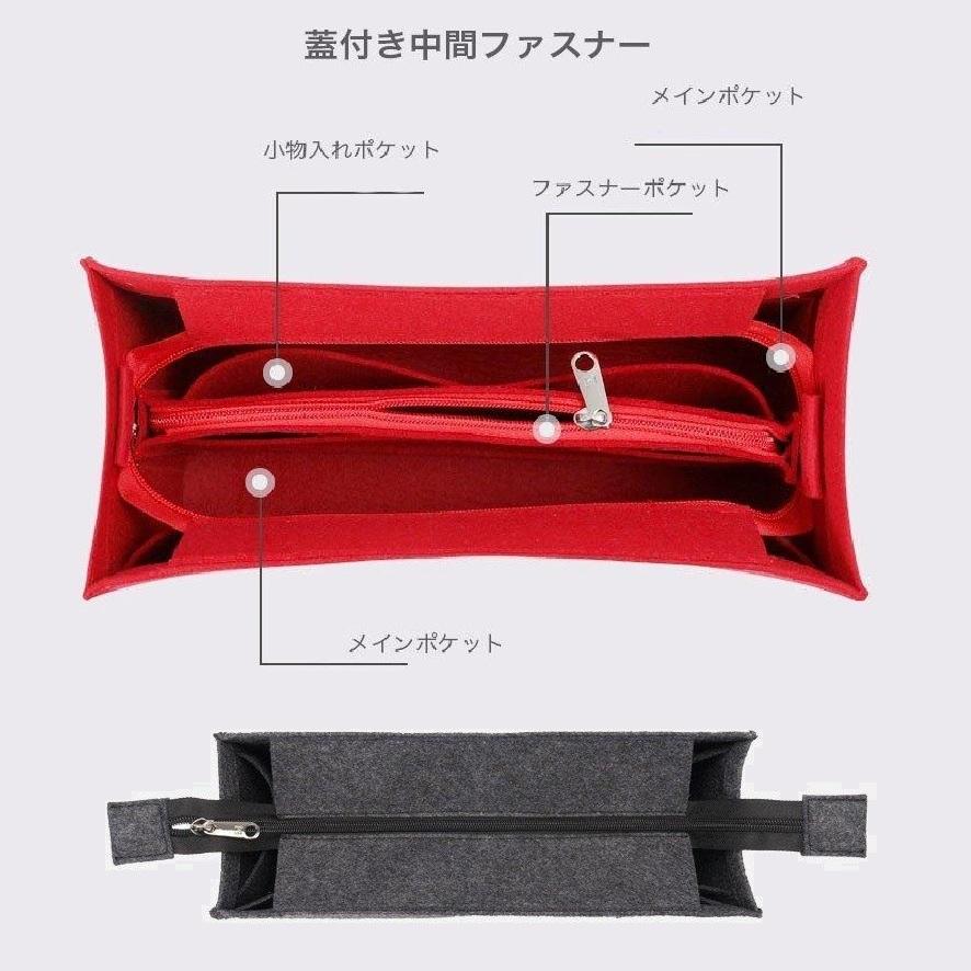 バッグインバッグ ルイヴィトン オンザゴーバッグに適合サイズ