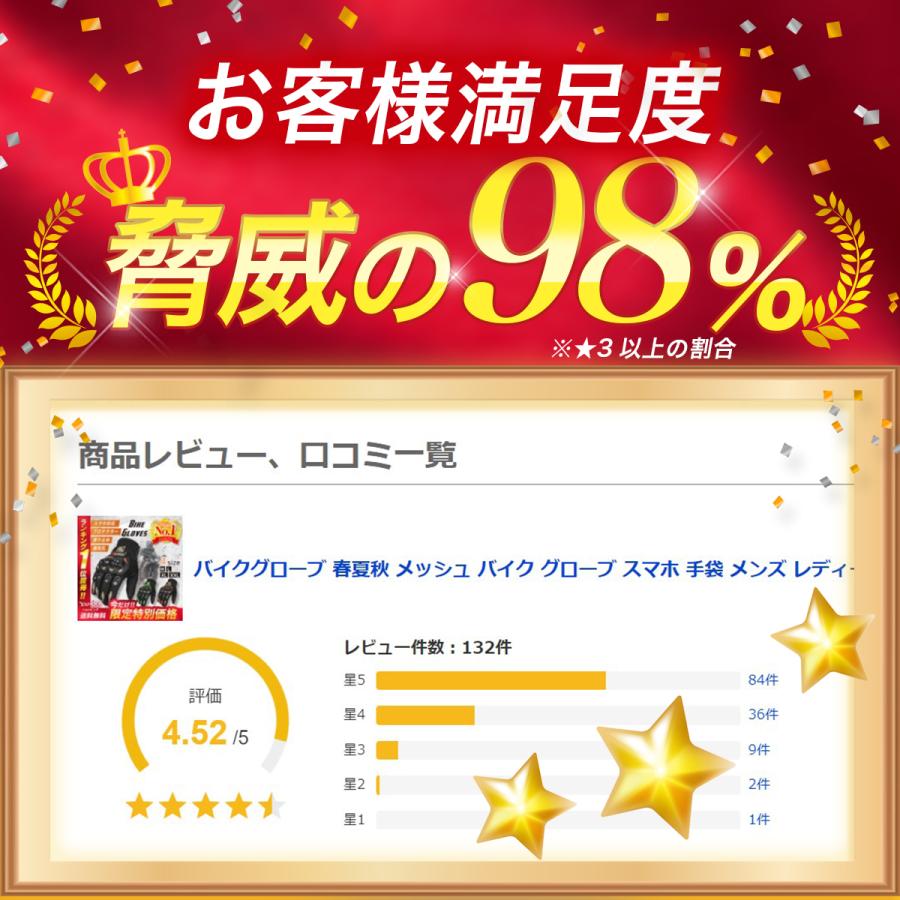 バイクグローブ 夏用 スマホ メッシュ 春夏 グローブ 赤 メンズ レディース レーシング 手袋 おしゃれ オシャレ バイク 爆買 | ブランド登録なし | 18