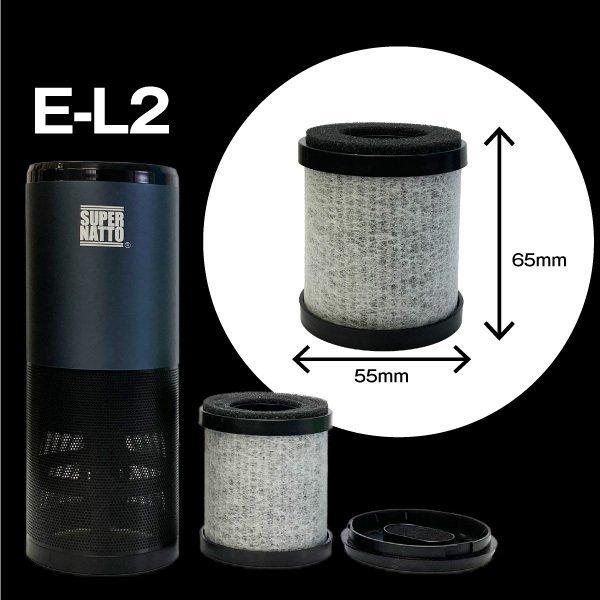 ポータブル空気清浄機 交換用フィルタ― UV-C式（E-L2） センサー式（E