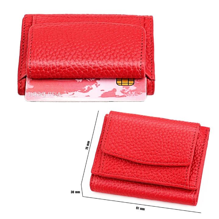 スキミング防止機能 三つ折りミニ財布 レディース RFIDリーダー RFタグ