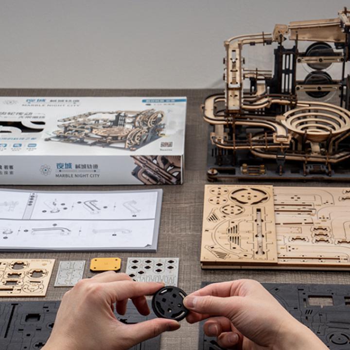 立体パズル 夜の街 木製パズル 組み立て プレゼント 誕生日 クリスマス