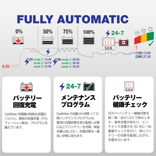 OptiMATE（オプティメイト） OptiMATE7 TM-267 オプティメイト7 12V