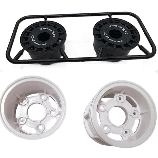 ホイールセット OZ黒 WR02CB用 1台分 [WR02CB-SET1] : スーパー