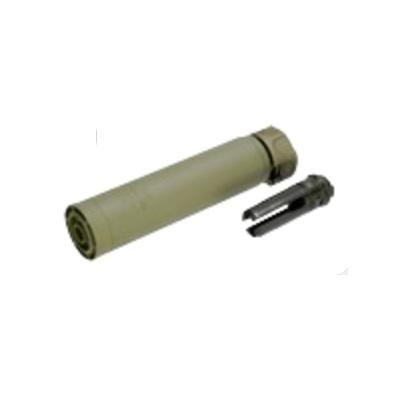 AngryGun Surefire SOCOM556RC3タイプQDサイレンサー14逆FDE