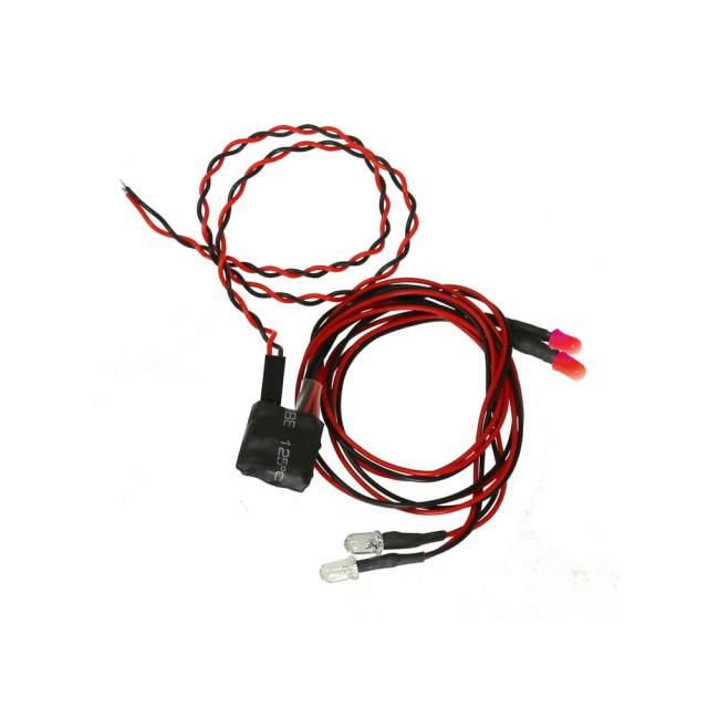 SP LEDライトセット(ブルー&レッド LED 4灯) [EG-2816] : スーパー