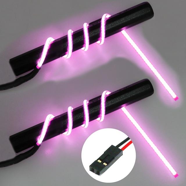 φ2フレキシブルLED 180mmダブル(PI) [LED-19-18D-PI] : スーパー 