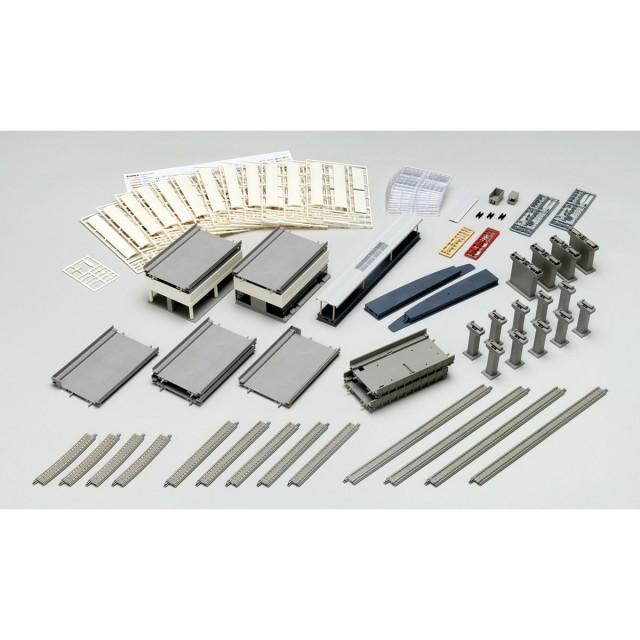 高架複線スラブ駅セットII(レールパターンHB-SL) [91075] : スーパー