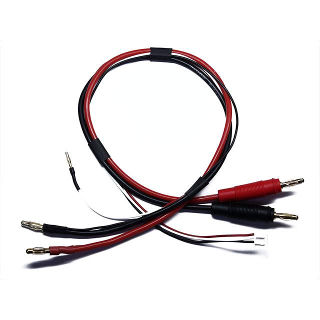 LipoΦ4mmヨーロピアン&電源ジャック付2Sコネクターコード 400mm [SGC