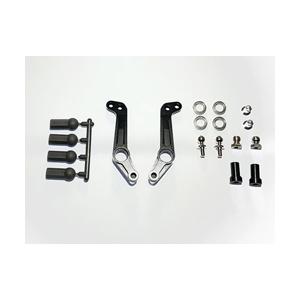 アルミステアリングワイパーセット(ブラック)(タミヤTT-02用) [STD