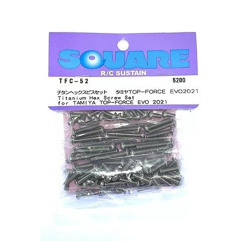 チタンヘックスビスセット トップフォース EVO2021用 [TFC-52