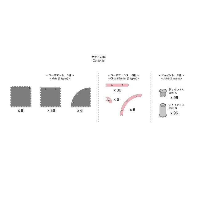 送料特大※ ミニッツグランプリサーキット50 ショート(48pcs) [87053