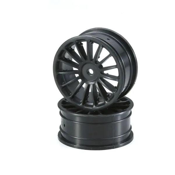 【ponkool78①】ブラックスポークホイールセット 15インチ ホイール(15本スポーク/ブラック/24mm) [VZH003BKB] : スーパー