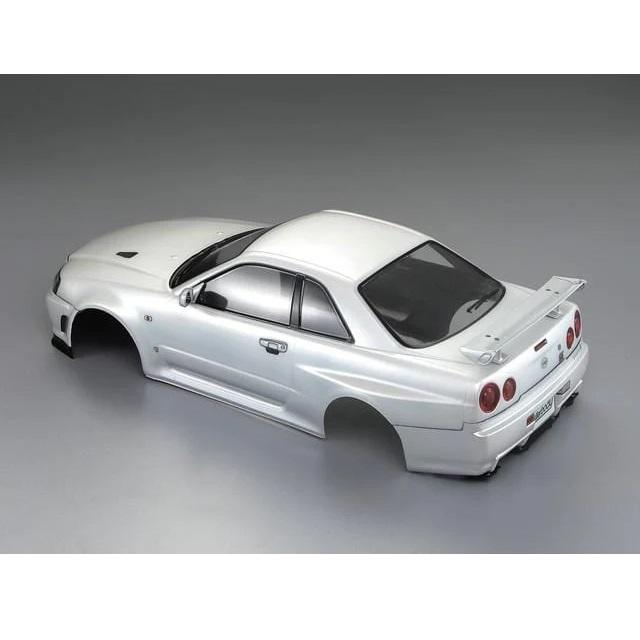 NISSANスカイラインBNR34塗装済ボディ(パールホワイト) [48644
