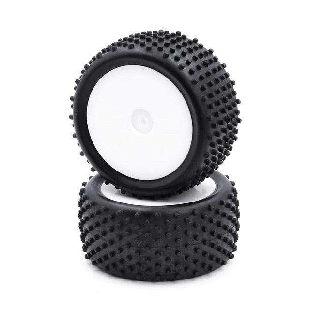 1/10 4WDリアバギータイヤホイール接着済み [C8221] : スーパー