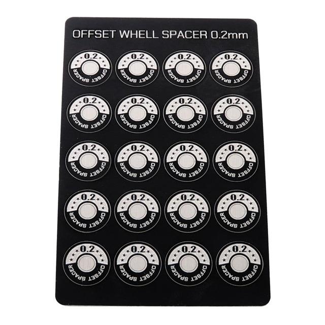 オフセットホイールスペーサー(0.2t x 20pcs) [0819-FD] : スーパー