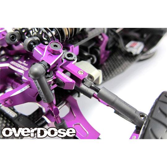 アジャスタブルアルミフロントアッパーアーム Type-2(For OD / レッド