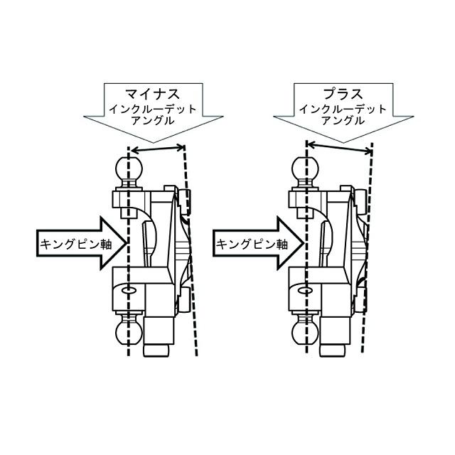 限定特価】 V.I.AナックルI.A.±1°トレール0 +-3mm [HK2065B