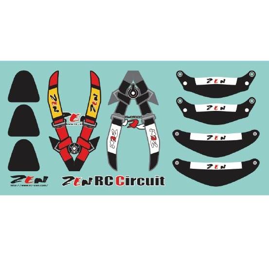 ZEN ドライバーステッカー [Z5905#] : スーパーラジコンYahoo!店